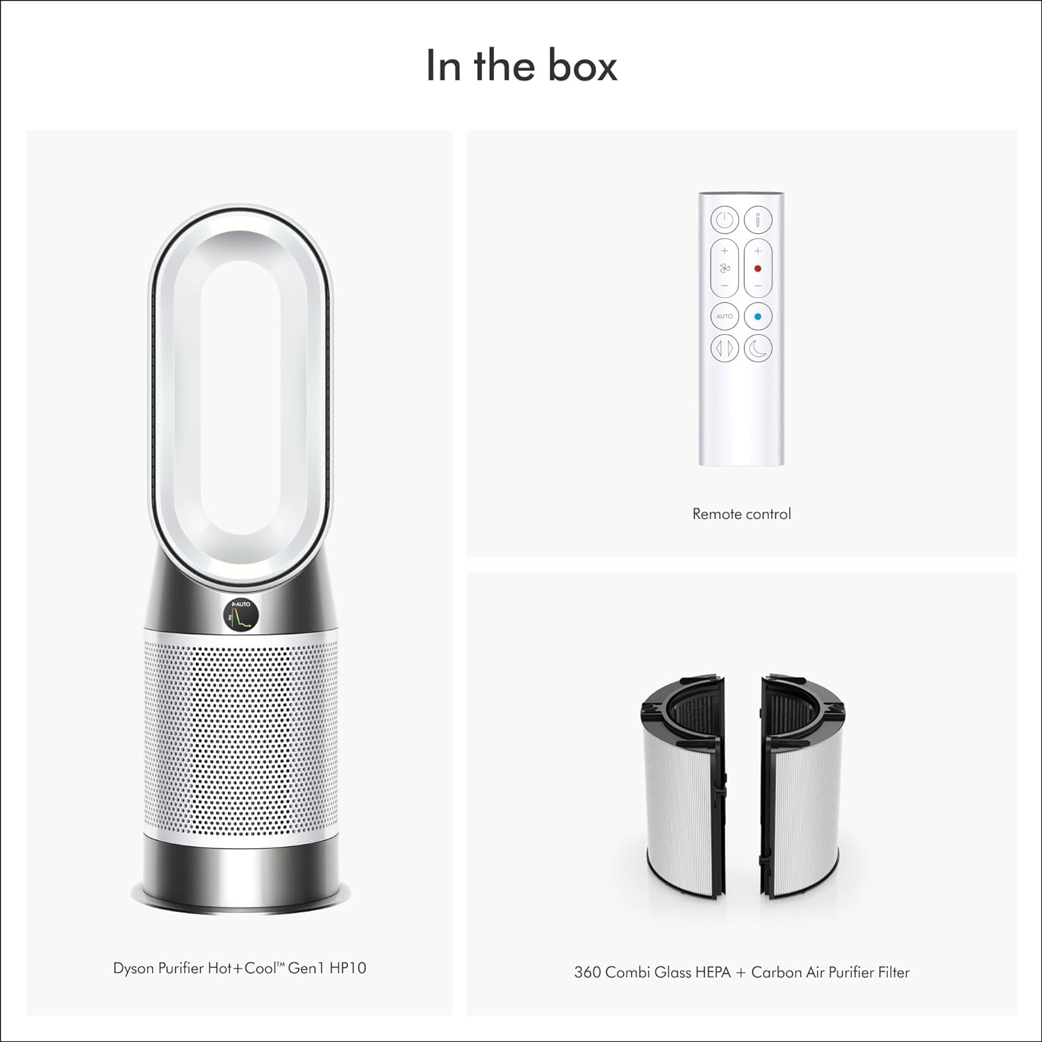 Dyson Hot+Cool Gen1 HP10 Purifier - White/Silver | Brand New
