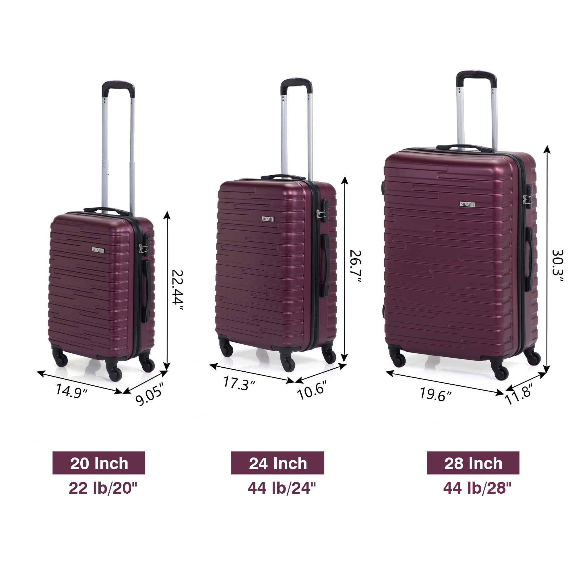 Condotti luggage 24 inch Clearance