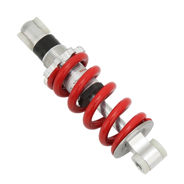 Amortiguador De Motocicleta, Amortiguador De Suspensión De Resorte Ajustable A Prueba De Herrumbre Universal 150 Mm Rojo Para Ciclomotor Scooter Eléctrico