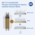 thumbnail image 5 of PHILIPS 3-Stage Shower Water Filter with NSF-Certified KDF Media, Reduces Chlorine,Heavy Metals & Impurities, Large Filtration Capacity, High Pressure, Easy to Install, Improves Skin & Hair, Chrome, 5 of 11