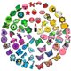 thumbnail image 1 of 70 pequeños dijes de dibujos animados para zapatos geniales, dijes de sandalias, dijes de zuecos, regalos de Navidad o cumpleaños para niñas y niños, 1 of 5