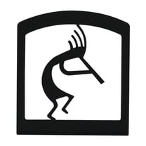 Village Wrought Iron Kokopelli - Metal Coated  Napkin Holder