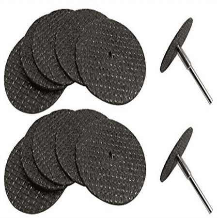 

Reinforced 1.25 inch Cut-off Wheel Set 7pc 1/8 inch shank
