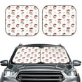 thumbnail image 2 of Balery 2 Piece Different Mushrooms Car Windshield Sun Shade|Foldable Front Windshield Shade for Car Front Window for Most Sedans SUV Truck-Small, 2 of 7