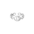 thumbnail image 1 of Anillo de 26 letras chapado en acero de titanio, anillo de dedo índice con apertura en inglés, anillo hueco Wmkox8yi  sjalhkljlk1993, 1 of 1