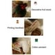 thumbnail image 3 of Juego de adornos para árbol de Navidad con cinta de terciopelo y adornos de madera: kit de 5 piezas para colgar en el coche, ideal para regalar en estas fiestas., 3 of 3