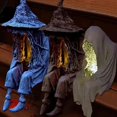 thumbnail image 3 of Luces de fantasmas de brujas para exteriores, luces LED solares para jardín, estatua de fantasma de Halloween, decoración de jardín para el hogar de Halloween, 3 of 4