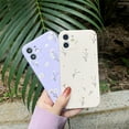 thumbnail image 3 of Compatible with iPhone XR Case,Cute Daisy Flower Pattern Design Silicone Vintage Floral for Women Girls Soft TPU Anti-Scratch Protective Cases for iPhone XR-White, 3 of 4