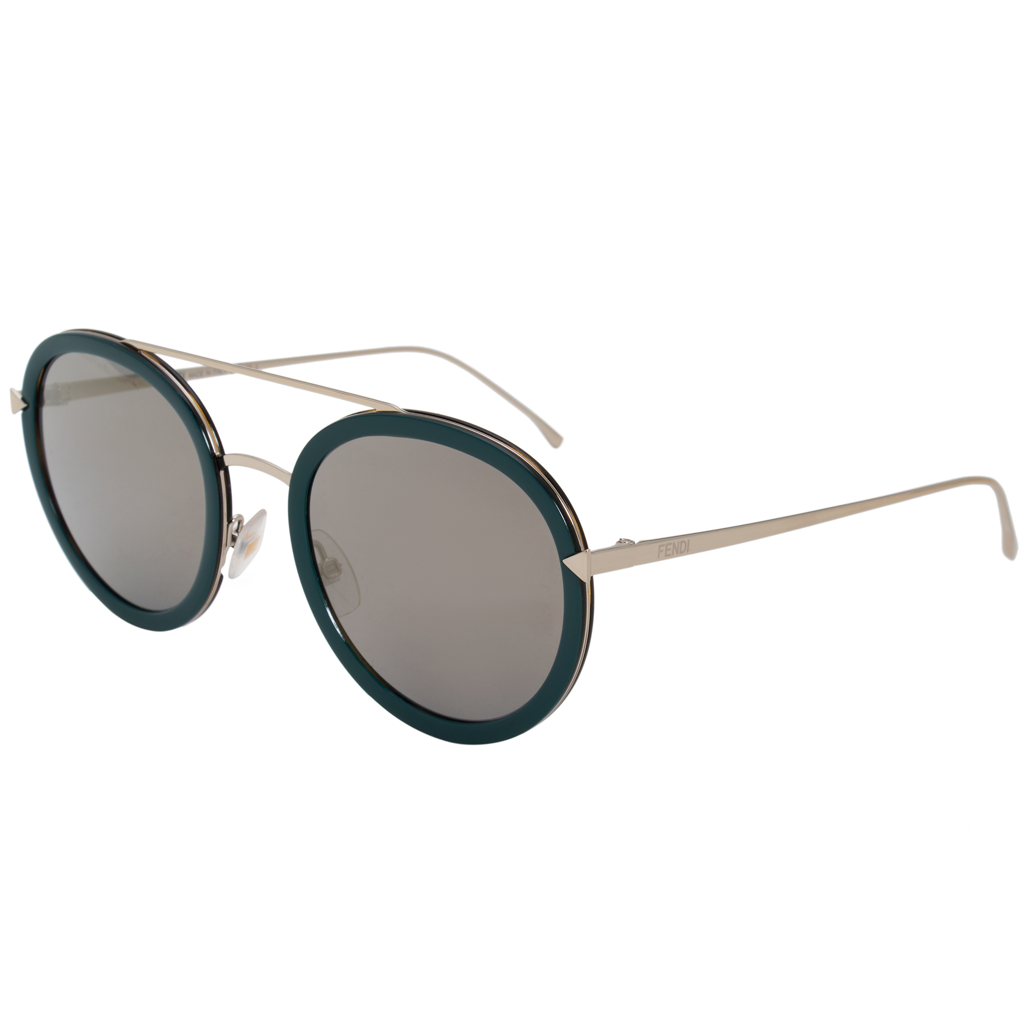 Fendi - FS Fendiland - Pilot Sunglasses - Silver Palladium - Sunglasses - Fendi  Eyewear - Avvenice