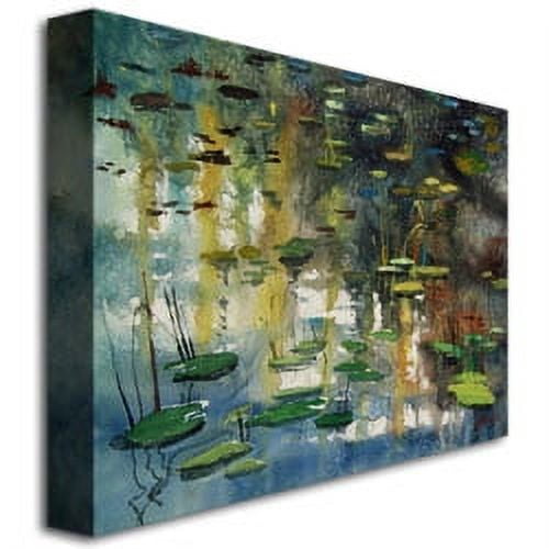 Trademark Art "Faces in the Pond" Canvas Art by Ryan Radke