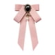 thumbnail image 3 of Broche de pajarita, corbata de lazo preatada, broche de corbata a la moda para mujer, Pin Bowknot Rosa, 3 of 8