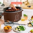 thumbnail image 3 of Beautiful 6 Qt Programmable Slow Cooker, Chocolate by Drew Barrymore, 3 of 13