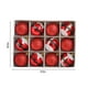 thumbnail image 2 of Adornos navideños, regalos navideños, 12 bolas navideñas para árbol, 2,36 pulgadas, adornos de bombillas navideñas, faldas para árbol, decoración navideña para el hogar, bolas rojas., 2 of 7