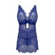 thumbnail image 4 of Gibobby Conjunto ropa interior mujer Conjunto de Lencería Sexy para Mujer Sexy Conjunto de Bralette de Encaje Cruzado Conjunto de Brasier y Bragas(Azul, CH), 4 of 4