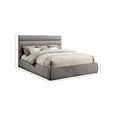 thumbnail image 3 of Meridian Furniture Adam Grey Chenille Fabric King Bed, 3 of 9
