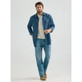 thumbnail image 3 of Wrangler Mens Dark Wash Denim Shirt, 3 of 4