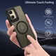 thumbnail image 3 of Funda magnética delgada para Moto G Stylus 5G 2024 de GUAGUA, color negro, 3 of 9