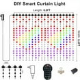 Djunllk Christmas String Lights Smart App Controlled LED RGB String