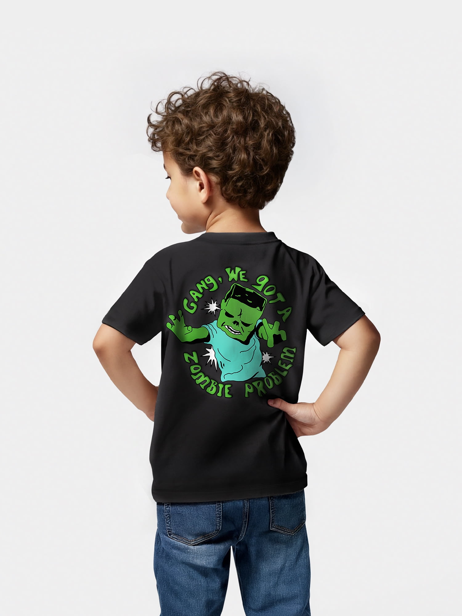 Minecraft Zombie, Graphic Short Sleeve T-Shirt, Boys, XS-XXL