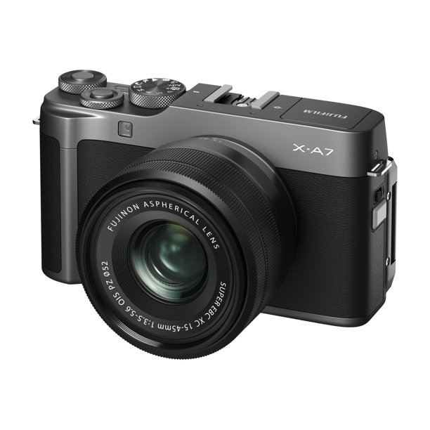 Fujifilm X Mirrorless Digital Camera W Xc15 45mm F3 5 5 6 Ois Pz Lens Dark Silver Walmart Com Walmart Com