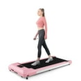 SuperFit Walking Pad Under Desk Treadmill with Remote Control and LED