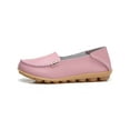 thumbnail image 3 of Fangasis Womens Casual Shoes Fashion Loafers Slip On Flats Driving Lightweight Nurse Shoe Pink 7, 3 of 5