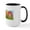 White/Black Inside, variant on CafePress - Happy Easter Decorated Eggs Mugs - 15 oz Ceramic Large White Novelty Mug