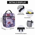 thumbnail image 6 of Zootopia Insulated Lunch Bag Cartoon Backpack, Reusable Thermal Cooler Tote for School Picnic Travel, Water Resistant Zipper Lunch Box Carry Bag Large Capacity Reusable Cooler Bag 11488-A21, 6 of 6