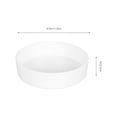 thumbnail image 4 of Soporte inferior para maceta, 8 piezas, bandeja de plástico para maceta, plato de agua, plato redondo blanco, 4 of 6