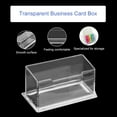 thumbnail image 1 of Clear PMMA Business Card Holder Display Stand Desk Desktop Countertop Business Card Holder Desk Shelf Box, 1 of 8
