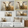 thumbnail image 4 of Designart "Comfortable Sheep In Beige III" Sheep Canvas Wall Art, 4 of 7