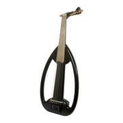 Mid-East Arabic Electric Frame Oud with Pegs - Lacewood - Black