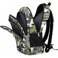thumbnail image 4 of New Backpack School Backpack Men's and Women's Travel Backpack Light University Backpack with Laptop - Camo Green, 4 of 4