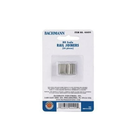 Turnout Ez Track - 44499 EZ Track Rail Joiners (36) HO Multi-Colored