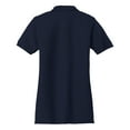 thumbnail image 6 of Womens Core Blend Cotton/Polyester Pique Polo Deep Navy X-Large, 6 of 6