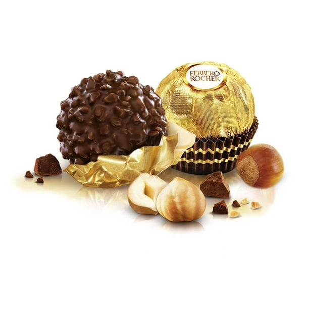 Boîte-cadeau de Ferrero Rocher au chocolat au lait et noisettes