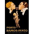 thumbnail image 2 of Vincent, Rene 18x24 Black Ornate Wood Framed with Double Matting Museum Art Print Titled - Porto Ramos, 2 of 4
