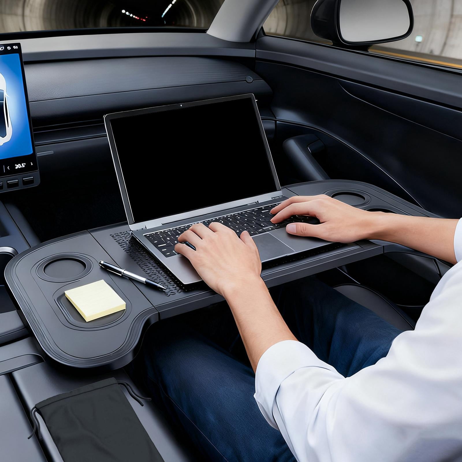 Car Laptop Tray Desk Trip Tray Portable Folding Plastic Material for Children Car Travel Model Y