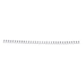 thumbnail image 1 of Iron Wire Double Loop Binding Spine, 6.4mm Diameter, 34 Teeth, 3:1 Pitch, 20 Sheets, 360 Degree Rotation, Nylon Coated, for Documents, Books, Notes, Reports, 1 of 7