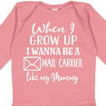 thumbnail image 4 of Inktastic Future Mail Carrier Like Mommy Boys or Girls Long Sleeve Baby Bodysuit, 4 of 5