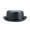 Black, variant on New Fashion Men Black Leather Trilby Hat Male Fedora Cap Retro Women Autumn Brand Porkpie Caps Men's Vintage Jazz Hats ,Soft Touch
