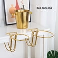 thumbnail image 4 of Soporte para Cubo de Hielo de Escritorio, Soporte para Enfriador, Soporte para Barril de Cerveza, Soporte para Cubo de Vino para Fiestas de Cócteles Al Aire Libre, Cocina, Plata, 4 of 5