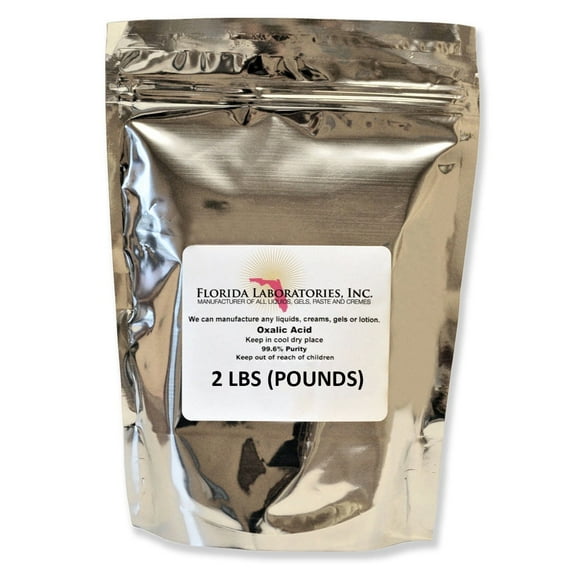 Florida Laboratories Oxalic Acid 99.6% Pure for Wood, All-Purpose, 32 Ounce