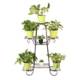 thumbnail image 6 of 7 Tier Garden Plant Stand & Flower Pot Holder Display Rack Metal Indoor Outdoor Organizer Rack - Gift for Plant Lovers,Perfect for Home, Garden, Patio Decor, 6 of 12