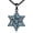 AA, variant on Star Of David Necklace 925 Sterling Silver Turquoise AA Sobriety/Chai/Evil Eye Necklace Je Jewelry Gifts For Men Women
