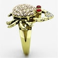 thumbnail image 4 of Luxe Jewelry Designs Women's Stainless Steel Crab Shaped Ring with Multi Color Crystals - Size 9, 4 of 4