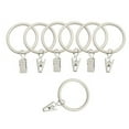 thumbnail image 2 of Bali 1" Curtain Rings with Clips, Available in Multiple Colors, 2 of 6