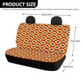 thumbnail image 4 of Chririnla Geometric Print Rear Seat Cushions for Women, Set of 2 Car Seat Covers Washable Non-Slip Car Back Seat Covers, 4 of 4