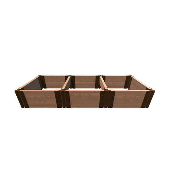 Frame It All TOOL-FREE CLASSIC SIENNA 2' X 6' X 11" RAISED GARDEN BED - 2" PROFILE