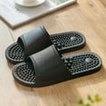 thumbnail image 2 of Rotm Massage Slippers for Men Lady Cloud Slippers for Women and Men Indoor & Outdoor Pillow Slippers Non Slip Quick Drying Shower Slides Bathroom Sandals Black,9.5, 2 of 7